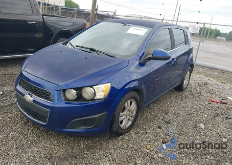 2012 Chevrolet Sonic 2Lt из США, поврежденный, VIN 1G1JC6SH4C4207465